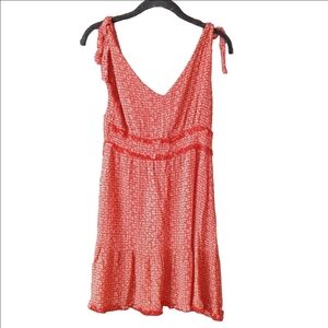 Red Patterned Shinestar Dress